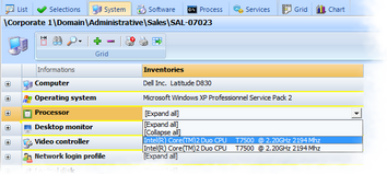 System inventory