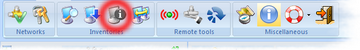 View inventory toolbar