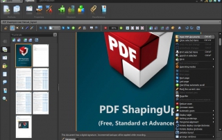 PDF editor [PDF ShapingUp main interface]