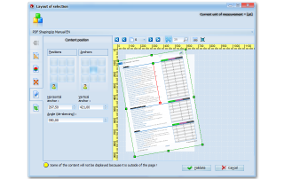 PDF editor [PDF ShapingUp Layout, Position]